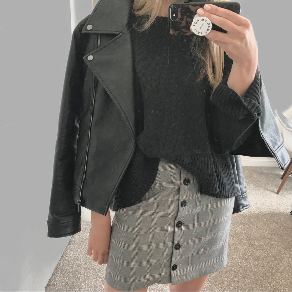 Plaid Mini Skirt